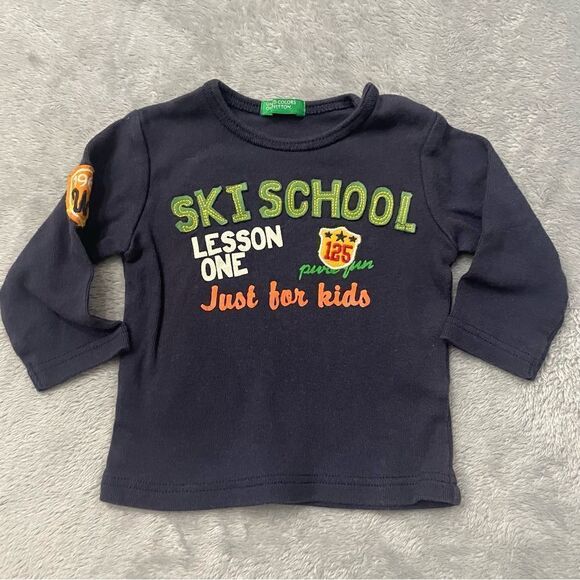 BUNDLE of Shirts United Colors of Benetton, Carter Size 3 Months - Picture 6 of 12